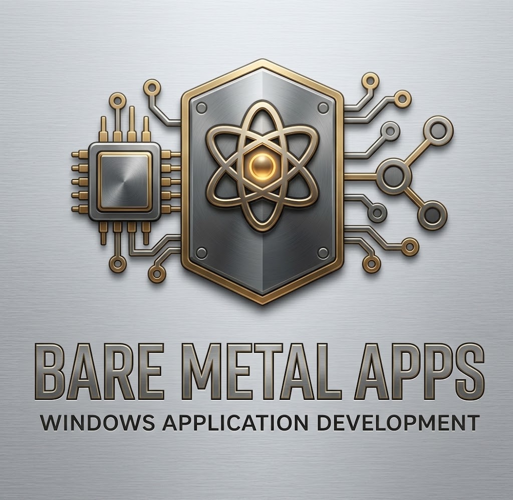 Bare Metal Apps. Windows application development.